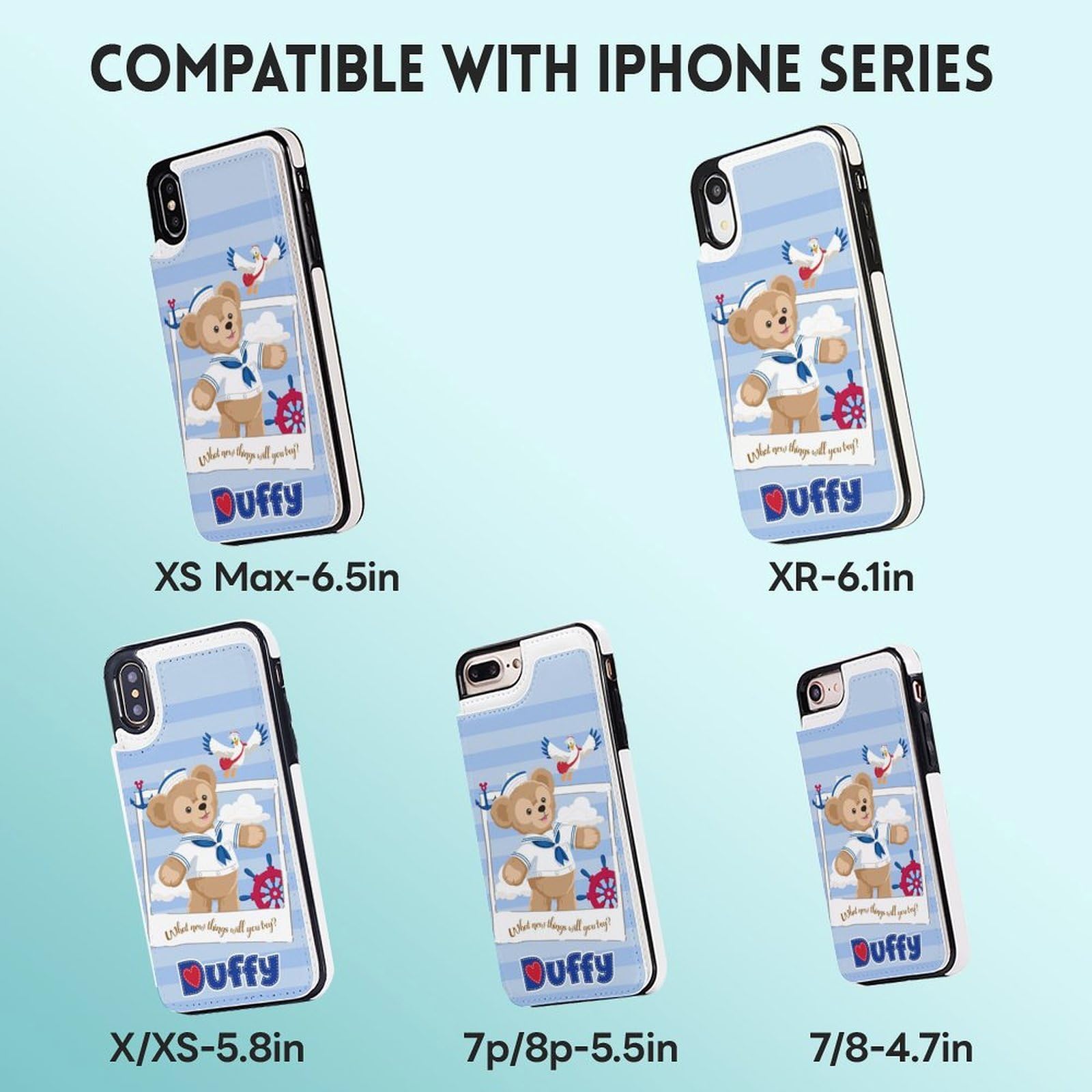 Amazon.co.jp: iPhone 16 ケース 手帳型 ダッフィー フレンズ (2) 全